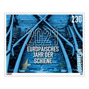 'Europäisches Jahr der Schiene' 2,30 Sondermarke
